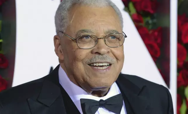 FILE - James Earl Jones arrives at the Tony Awards on June 12, 2016, in New York. (Photo by Charles Sykes/Invision/AP, File)