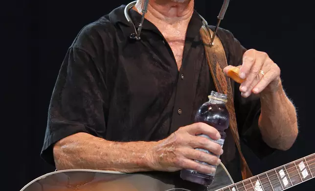 FILE - Kris Kristofferson performs at the Bonnaroo Music and Arts Festival, June 13, 2010, in Manchester, Tenn. (AP Photo/Mark Humphrey, File)