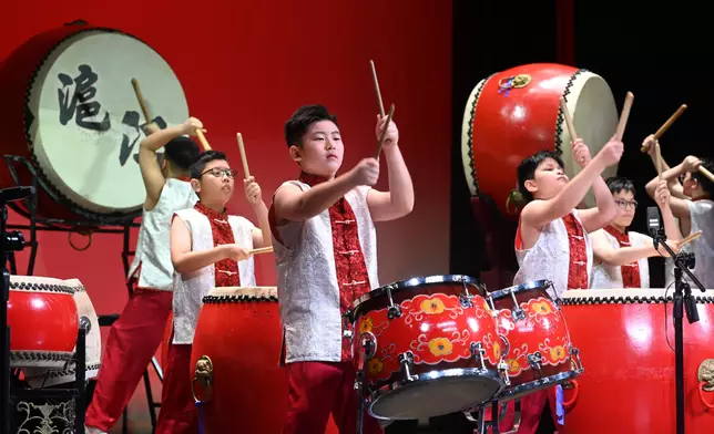 "Kaleidoscope of the Arts" student performing arts event celebrates 75th anniversary of founding of People's Republic of China  Source: HKSAR Government Press Releases