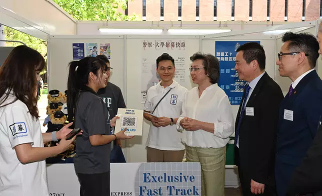 SCS tours Government Career Fair at Hong Kong Polytechnic University  Source: HKSAR Government Press Releases
