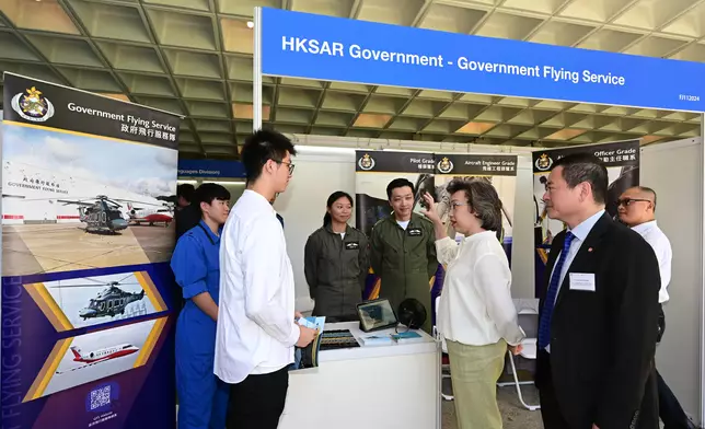 SCS tours Government Career Fair at Hong Kong Polytechnic University  Source: HKSAR Government Press Releases