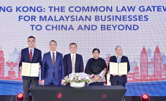 SJ visits Malaysia to promote Hong Kong's legal services  Source: HKSAR Government Press Releases