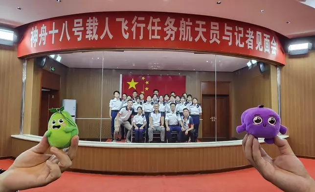 Commissioner of Police leads JPC members to witness Force mascots launching into space with satellite  Source: HKSAR Government Press Releases