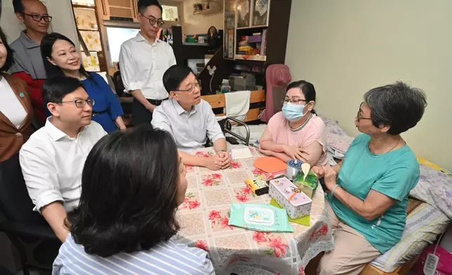 CE visits Sha Tin District to gather public views on Policy Address  Source: HKSAR Government Press Releases