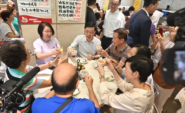 CE visits Sha Tin District to gather public views on Policy Address  Source: HKSAR Government Press Releases