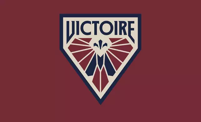 This image released by the PWHL shows the new logo for the Montréal Victoire hockey team on Monday, Sept. 9, 2024. (PWHL via AP)