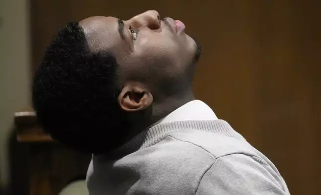 Defendant Justin Johnson, accused of killing rapper Young Dolph, appears in court during his trial, Tuesday, Sept. 24, 2024, in Memphis, Tenn. (AP Photo/George Walker IV, Pool)