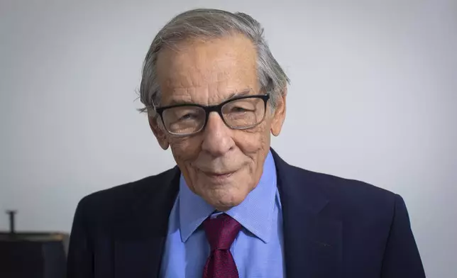 Robert Caro poses for a portrait on Wednesday, Sept. 11, 2024, in New York. (Photo by Andy Kropa/Invision/AP)