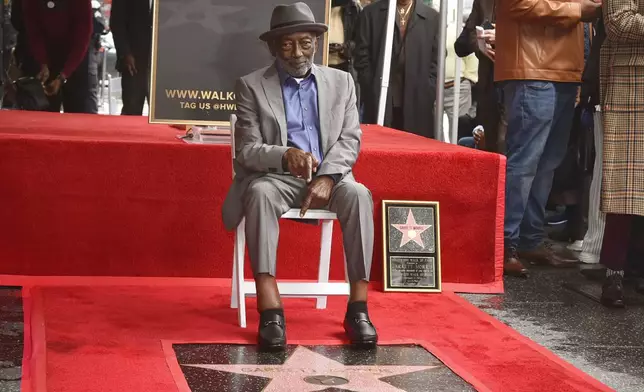 FILE - Actor Garrett Morris attends a ceremony honoring him with a star on the Hollywood Walk of Fame on Thursday, Feb. 1, 2024, in Los Angeles. (Photo by Richard Shotwell/Invision/AP, File)