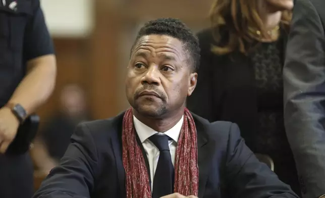 FILE - Actor Cuba Gooding Jr. appears in court, Jan. 22, 2020, in New York. (Alec Tabak/The Daily News via AP, Pool, File)