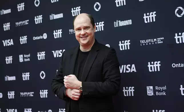 Director Mike Flanagan attends the premiere of "The Life of Chuck" during the Toronto International Film Festival, Friday, Sept. 6, 2024, in Toronto. (Christopher Katsarov/The Canadian Press via AP)