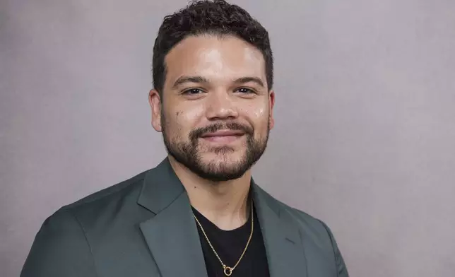 FILE - Josh Rivera poses for a portrait to promote the FX television series "American Sports Story: Aaron Hernandez" during the Summer Television Critics Association Press Tour in Pasadena, Calif., on July 17, 2024. (Willy Sanjuan/Invision/AP, File)