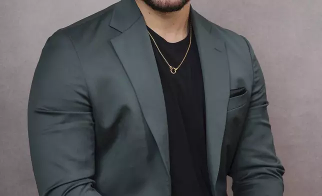 FILE - Josh Rivera poses for a portrait to promote the FX television series "American Sports Story: Aaron Hernandez" during the Summer Television Critics Association Press Tour in Pasadena, Calif., on July 17, 2024. (Willy Sanjuan/Invision/AP, File)