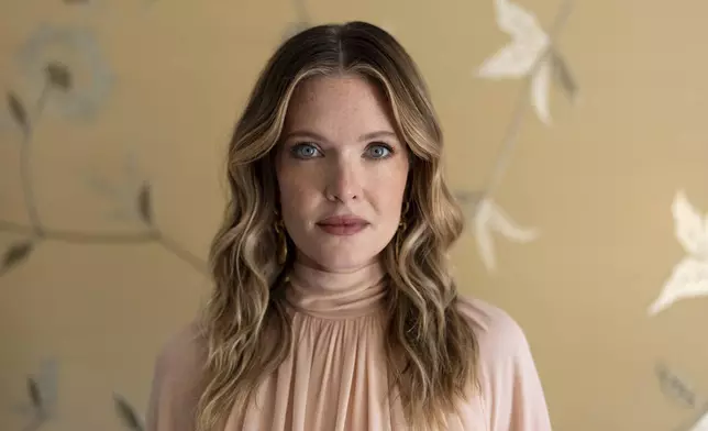 Meghann Fahy poses for a portrait to promote "The Perfect Couple" on Wednesday, Sept. 4, 2024, in Los Angeles. (AP Photo/Jae C. Hong)