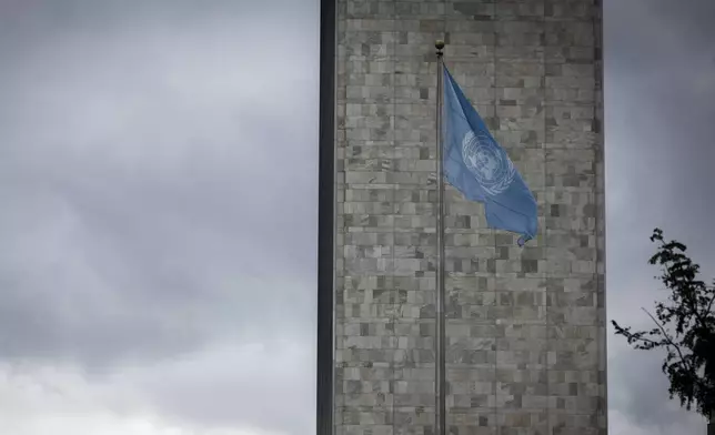 A view of the United Nations Headquarters, Tuesday Sept. 24, 2024. (AP Photo/Stefan Jeremiah)