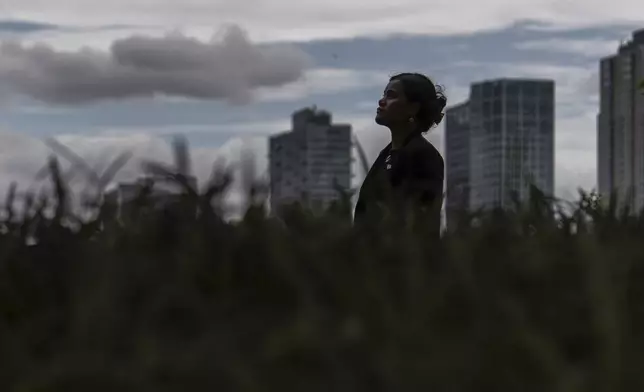 Grace Malie poses for a photo Monday, Sept. 23, 2024, at the United Nations headquarters. (AP Photo/Julia Demaree Nikhinson)