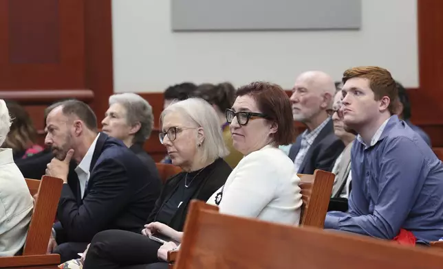 Attendees listen during a hearing about a proposed constitutional amendment before the Utah Supreme Court in Salt Lake City on Wednesday, Sept. 25, 2024. (Jeffrey D. Allred/The Deseret News via AP, Pool)
