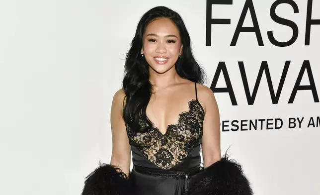 Sunisa Lee attends the CFDA Fashion Awards at the American Museum of Natural History on Monday, Oct. 28, 2024, in New York. (Photo by Evan Agostini/Invision/AP)