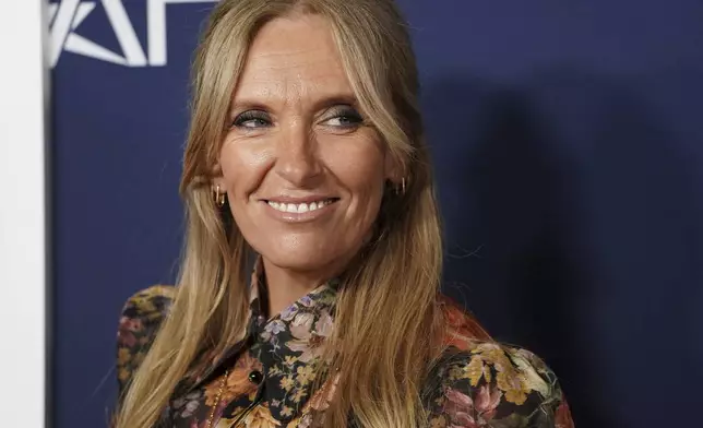 Toni Collette arrives at the AFI Fest premiere of "Juror #2" on Sunday, Oct. 27, 2024, at TCL Chinese Theatre in Los Angeles. (Photo by Jordan Strauss/Invision/AP)