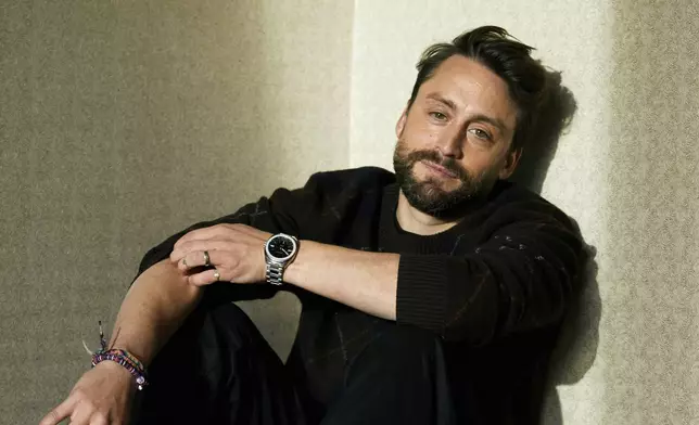 Kieran Culkin poses for a portrait to promote the film "A Real Pain" on Thursday, Oct. 17, 2024, in New York. (Photo by Taylor Jewell/Invision/AP)