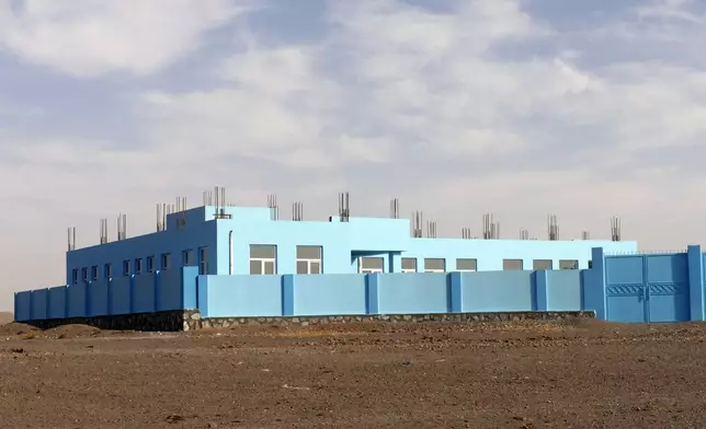 New buildings of a school are seen is seen in Zinda Jan district, of Herat province, in western Afghanistan, Saturday, Sept. 28, 2024 destroyed by a 6.3 magnitude earthquake on Oct. 7, 2023. (AP Photo/Omid Haqjoo)