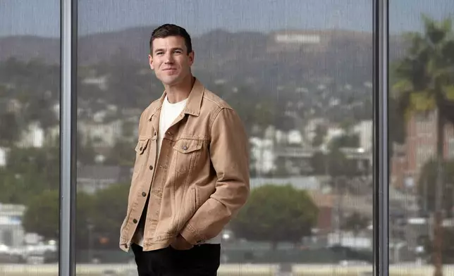 Actor Austin Stowell poses for a portrait in Los Angeles on Oct. 7, 2024. (AP Photo/Chris Pizzello)