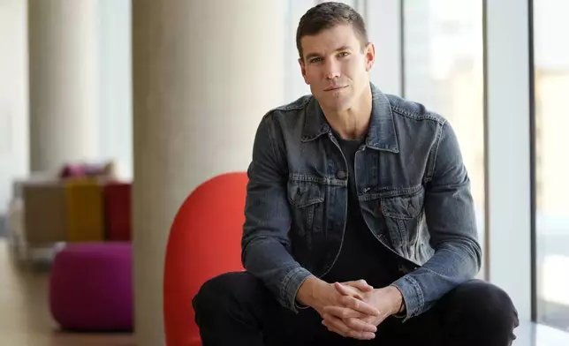 Actor Austin Stowell poses for a portrait in Los Angeles on Oct. 7, 2024. (AP Photo/Chris Pizzello)