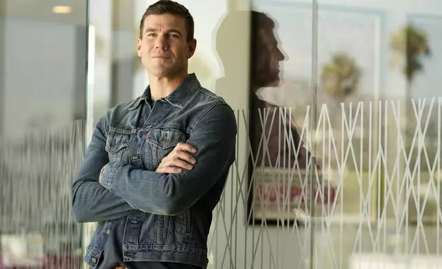 Actor Austin Stowell poses for a portrait in Los Angeles on Oct. 7, 2024. (AP Photo/Chris Pizzello)