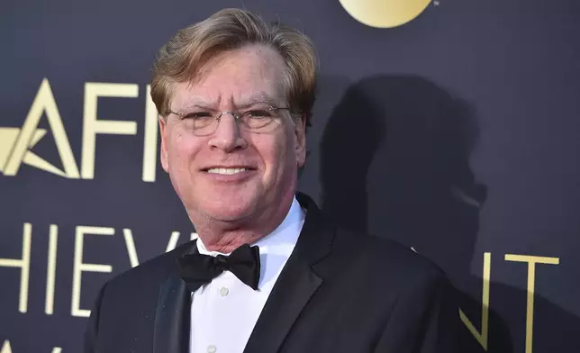 FILE - Aaron Sorkin arrives at the 49th AFI Life Achievement Awards tribute, April 27, 2024, in Los Angeles. (Photo by Jordan Strauss/Invision/AP, File)