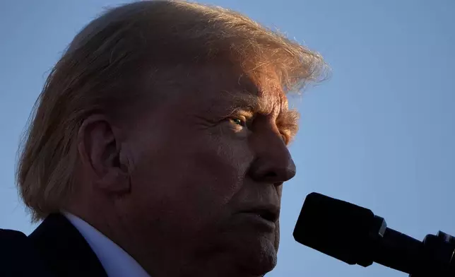 Republican presidential nominee former President Donald Trump speaks at a campaign event at the Butler Farm Show, Saturday, Oct. 5, 2024, in Butler, Pa. (AP Photo/Alex Brandon)