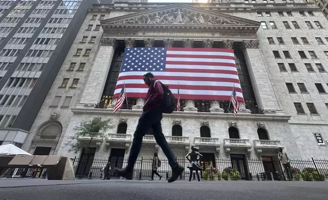 FILE - The New York Stock Exchange is shown on Sept. 10, 2024. in New York. (AP Photo/Peter Morgan, File)