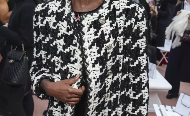 Lupita Nyong'o attends the Chanel Spring/Summer 2025 collection presented Tuesday, Oct. 1, 2024, in Paris. (Photo by Vianney Le Caer/Invision/AP)