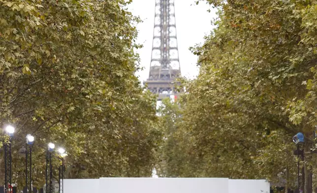 Models wear creations as part of the Stella McCartney Spring/Summer 2025 collection presented Monday, Sept. 30, 2024 in Paris. (Photo by Vianney Le Caer/Invision/AP)