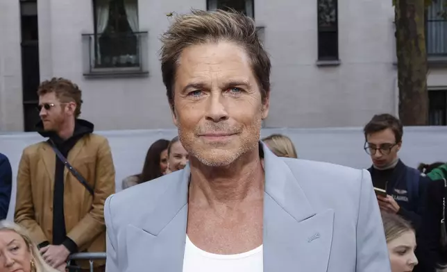 Rob Lowe attends the Stella McCartney Spring/Summer 2025 collection presented Monday, Sept. 30, 2024, in Paris. (Photo by Vianney Le Caer/Invision/AP)