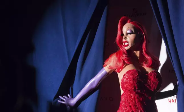 FILE - Heidi Klum, dressed as Jessica Rabbit, attends her 16th annual Halloween party, at Lavo on Saturday, Oct. 31, 2015, in New York. (Photo by Charles Sykes/Invision/AP, File)