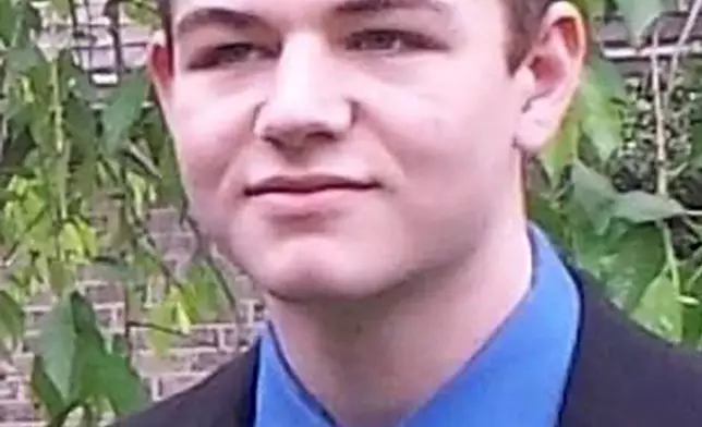 FILE - This photo provided by the family shows Evan Terhune. The 20-year-old died Nov. 17, 2020, after being held in a police van by Evansville, Ind., officers. (Gerald Terhune via AP, File)