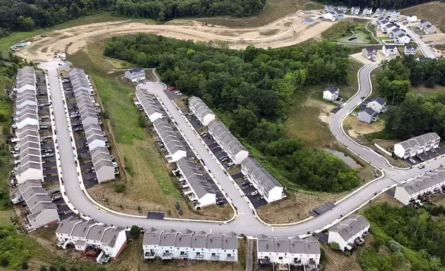 FILE - A housing development in Jackson Township, Pa., is shown on July 11, 2024. (AP Photo/Gene J. Puskar, File)