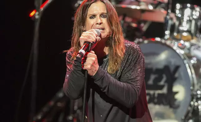 FILE - Ozzy Osbourne performs at the 10th annual MusiCares MAP Fund Benefit Concert in Los Angeles on May 12, 2014. (Photo by Paul A. Hebert/Invision/AP, File)