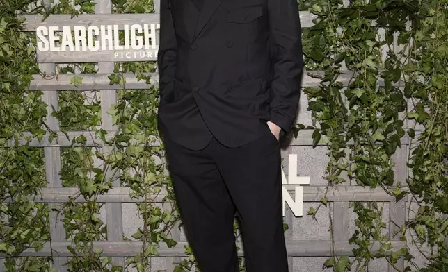 Jesse Eisenberg attends the premiere of "A Real Pain" at The Museum of Modern Art on Thursday, Oct. 17, 2024, in New York. (Photo by CJ Rivera/Invision/AP)