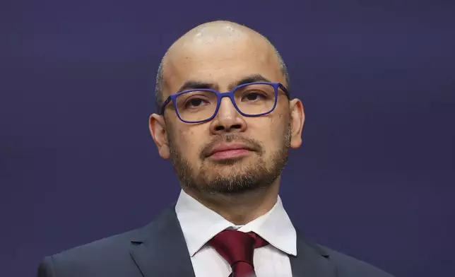 FILE - Demis Hassabis, CEO of DeepMind Technologies and developer of AlphaGO, attendsthe UK Artificial Intelligence (AI) Safety Summit, at Bletchley Park, in Bletchley, England, Thursday, Nov. 2, 2023. (Toby Melville/Pool Photo via AP, File)