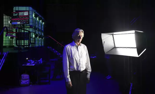 FILE - Artificial intelligence pioneer Geoffrey Hinton poses backstage at the Collision Conference in Toronto, Wednesday, June 19, 2024. (Chris Young/The Canadian Press via AP, File)