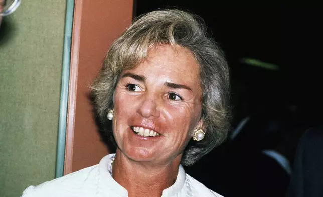 FILE - Ethel Kennedy, wife of the late Sen. Robert F. Kennedy, is shown July 27, 1970. (AP Photo/File)