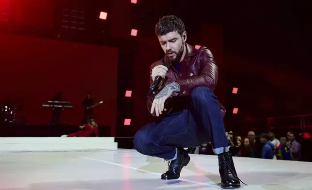 FILE - Liam Payne performs onstage during day one of Capital's Jingle Bell Ball with Coca-Cola at London's O2 Arena, on Dec. 8, 2018. (Ian West/PA via AP, File)