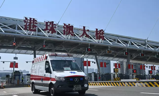 Drill for Pilot Scheme for Direct Cross-boundary Ambulance Transfer in GBA by HKSAR and Macao SAR Governments conducted smoothly today  Source: HKSAR Government Press Releases