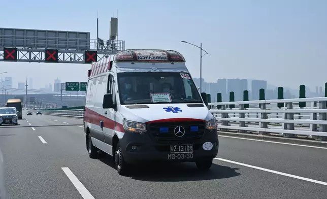 Drill for Pilot Scheme for Direct Cross-boundary Ambulance Transfer in GBA by HKSAR and Macao SAR Governments conducted smoothly today  Source: HKSAR Government Press Releases