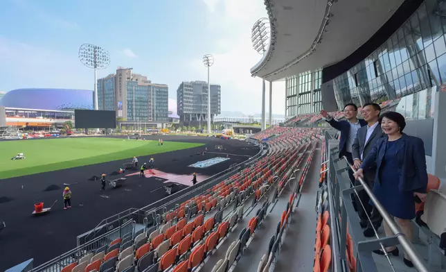 SCST reviews preparatory work for test event to be held at Kai Tak Sports Park  Source: HKSAR Government Press Releases