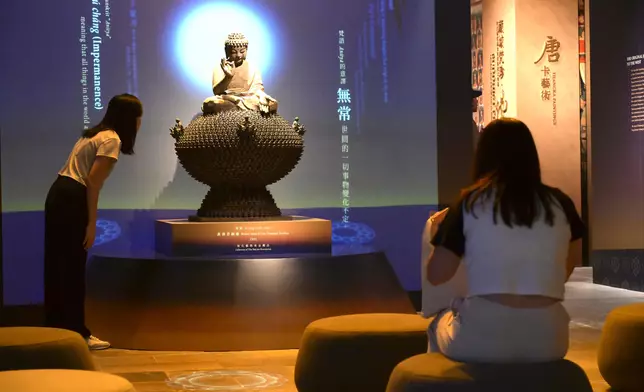 Heritage Museum Buddhist artefacts exhibition displays 70 treasures including thangka paintings and gilt-bronze Buddhist statues  Source: HKSAR Government Press Releases