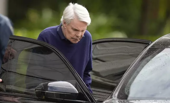 Michael Jeffries, former CEO of Abercrombie &amp; Fitch, leaves following a hearing at the Paul G. Rogers Federal Building and U.S. Courthouse, in West Palm Beach, Fla., Tuesday, Oct. 22, 2024. (AP Photo/Rebecca Blackwell)