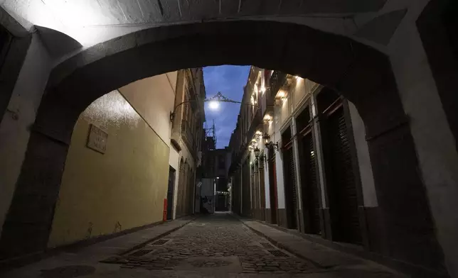 The Arco do Teles, an important Brazilian historical construction from the 18th century, is seen in Rio de Janeiro, Friday, Oct. 25, 2024. (Bruna Prado/AP Photo)