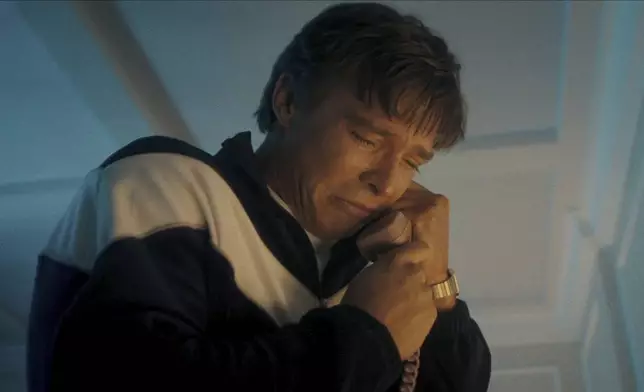 This image released by Netflix shows Nicholas Chavez as Lyle Menendez in a scene from "Monsters: The Lyle And Erik Menendez Story." (Netflix via AP)